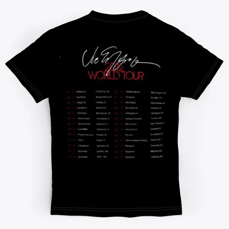 Vic Mignogna World Tour Tee